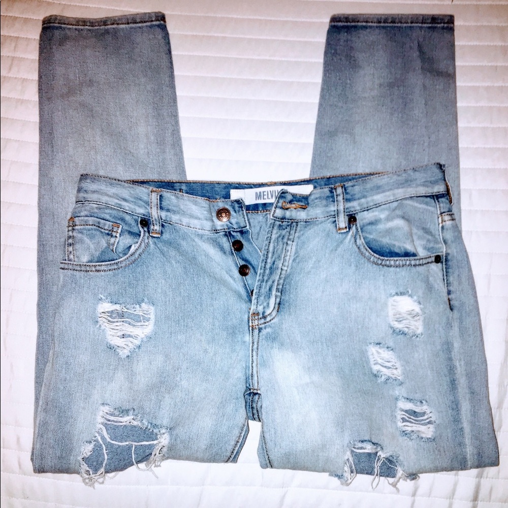 Brandy Melville ripped jeans